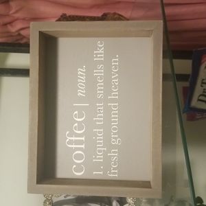 Hobby Lobby coffee kitchen/office sign